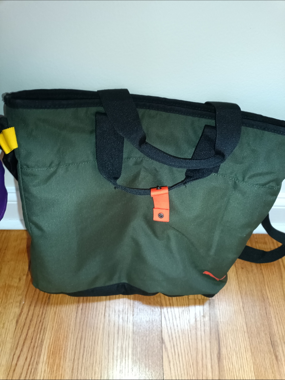 PUMA GREEN CANVAS MEN'S WOMANS TOTE BAGS